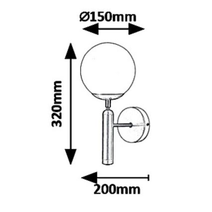 Rabalux - Applique 1xE14/9W/230V