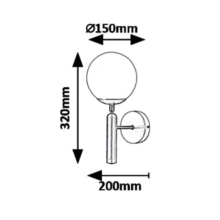 Rabalux - Applique 1xE14/9W/230V