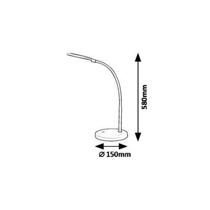 Rabalux 5429 - LED Lampada da tavolo dimmerabile con funzione Touch TIMOTHY LED/7,5W/230V