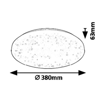 Rabalux - Plafoniera LED LED/32W/230V