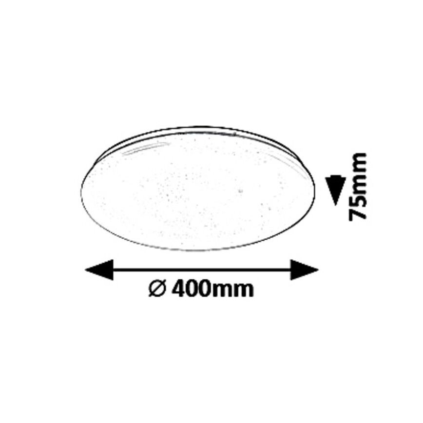 Rabalux - Plafoniera LED dimmerabile LED/36W/230V + telecomando 3000K - 6500K