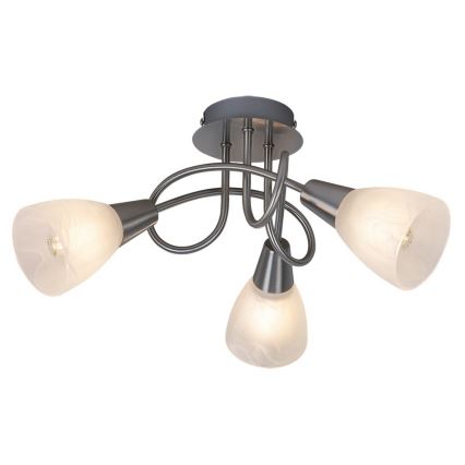 Rabalux - Lampadario fisso 3xE14/40W/230V cromo opaco