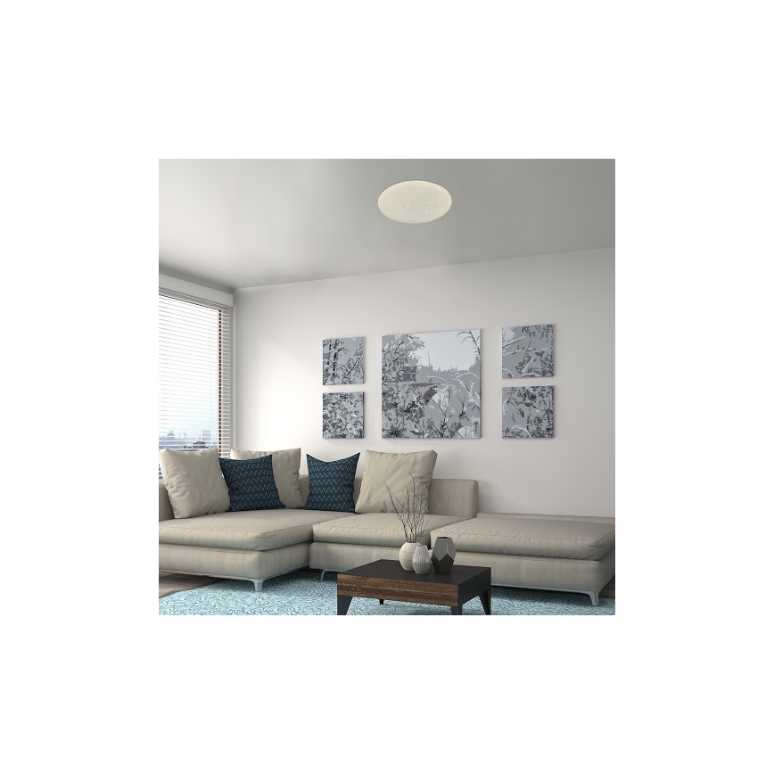 Rabalux - Plafoniera dimmerabile da soffitto LED/24W/230V Wi-Fi 3000-6500K + telecomando diam. 39 cm