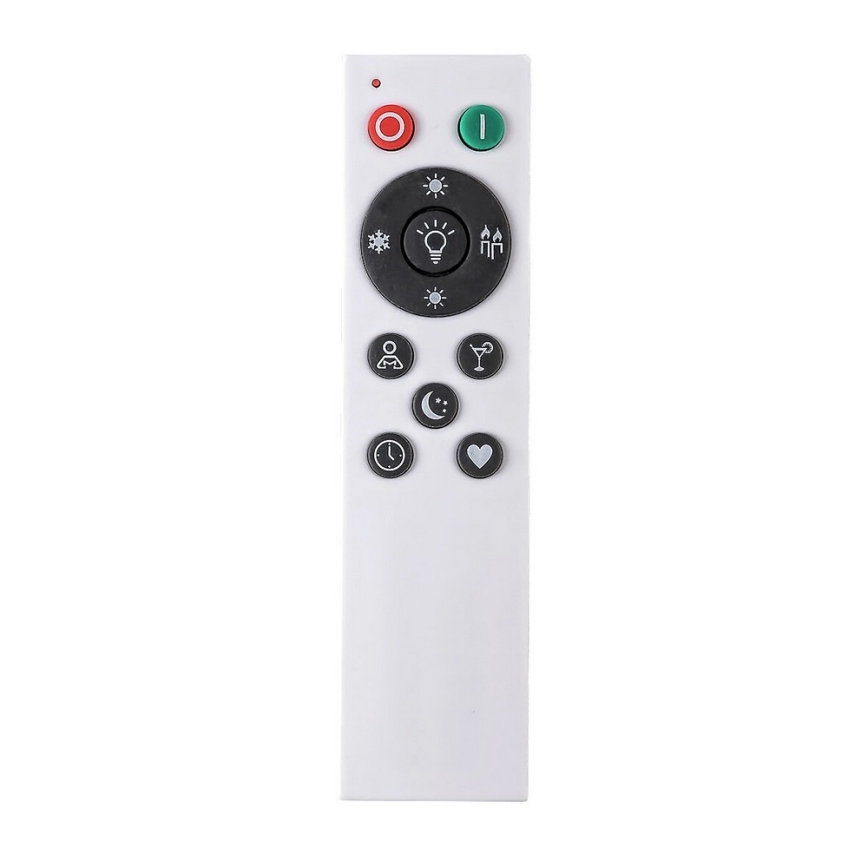 Rabalux - Plafoniera dimmerabile da soffitto LED/24W/230V Wi-Fi 3000-6500K + telecomando diam. 39 cm