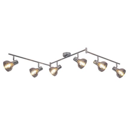 Rabalux 5562 - Faretto HOLLY 6xE14/40W/230V cromo lucido