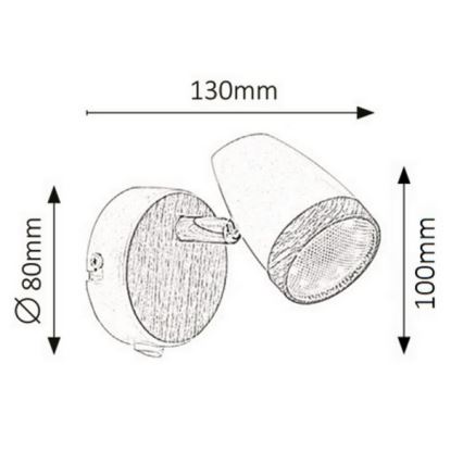 Rabalux - Applique a LED LED/4W/230V