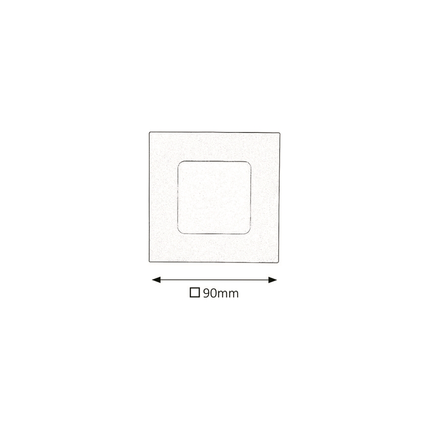 Rabalux - Lampada LED da incasso per bagni LED/3W/230V IP44 4000K