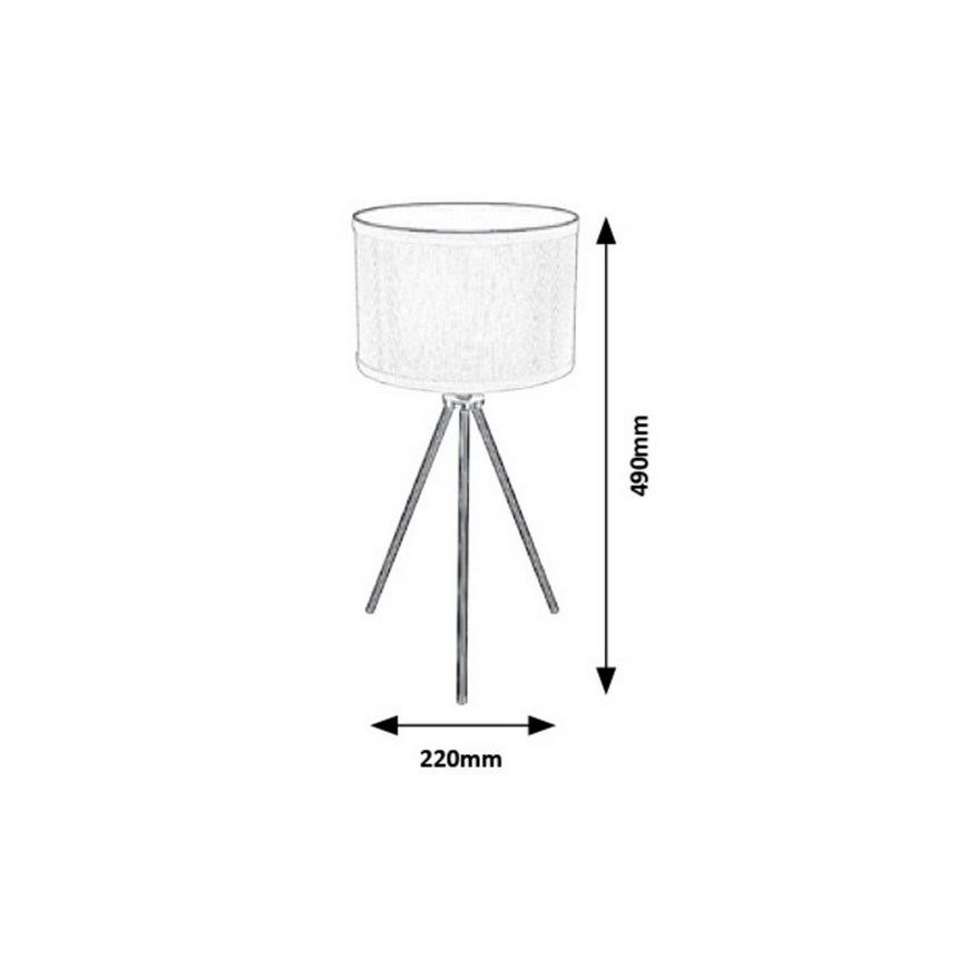 Rabalux - Lampada da tavolo 1xE27/60W/230V