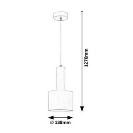 Rabalux - Lampadario a sospensione con filo 1xE14/25W/230V