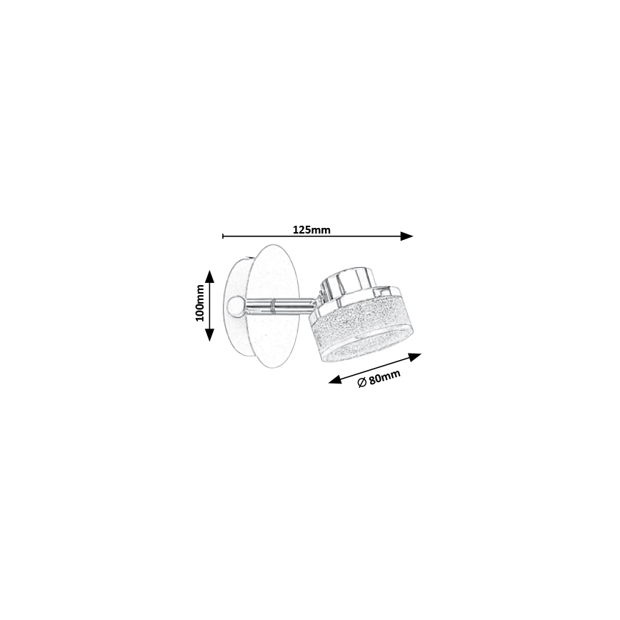 Rabalux - Luce Spot da parete a LED LED/5W/230V