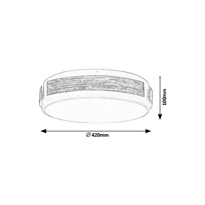 Rabalux - Plafoniera LED dimmerabile LED/24W/230V