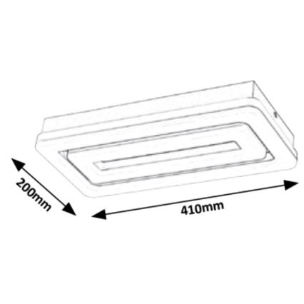 Rabalux - Plafoniera LED LED/40W/230V