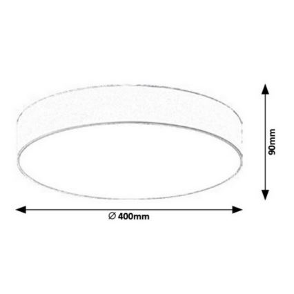 Rabalux - Plafoniera LED LED/24W/230V diametro 40 cm