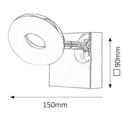 Rabalux - LED Lampada da bagno LED/5W/230V