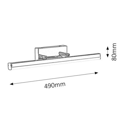 Rabalux - LED Lampada da bagno LED/12W/230V