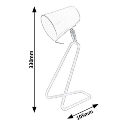 Rabalux - Lampada da tavolo 1xE14/25W/230V