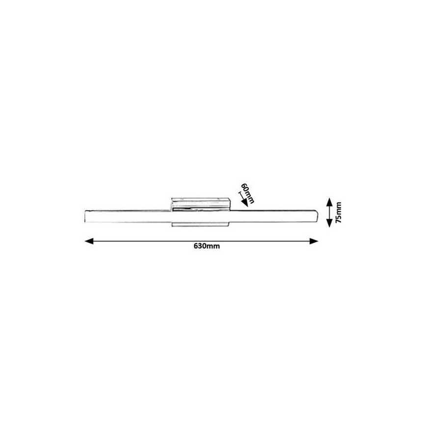 Rabalux - Applique da bagno a LED/13W/230V IP44 63 cm