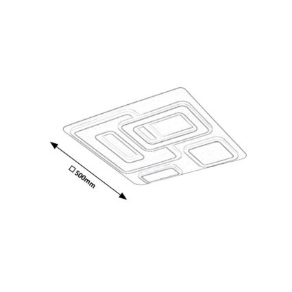 Rabalux - Plafoniera LED dimmerabile telecomandata LED/56W/230V