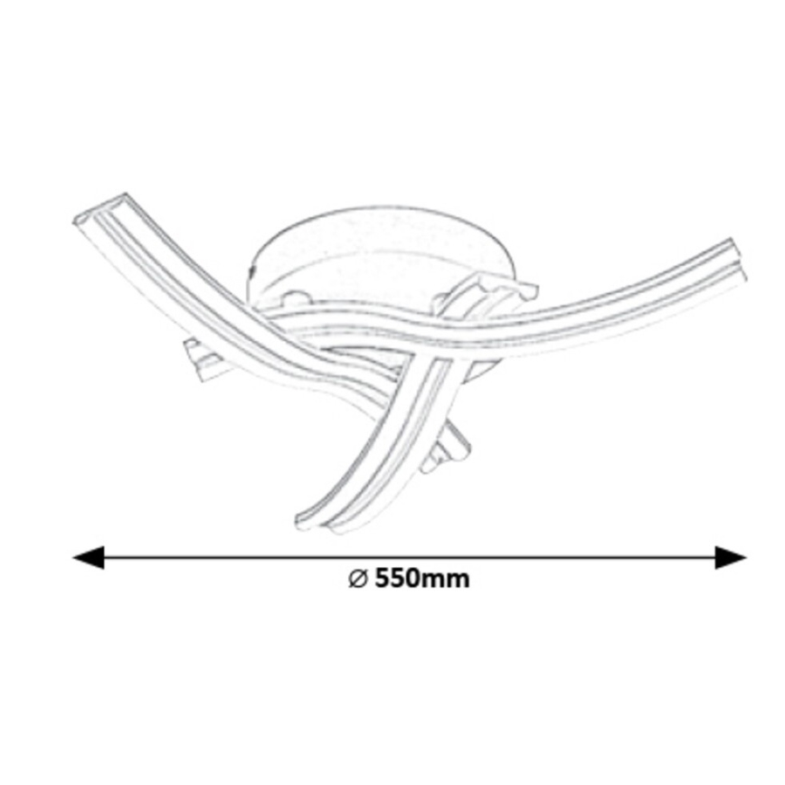 Rabalux - Plafoniera LED LED/40W/230V