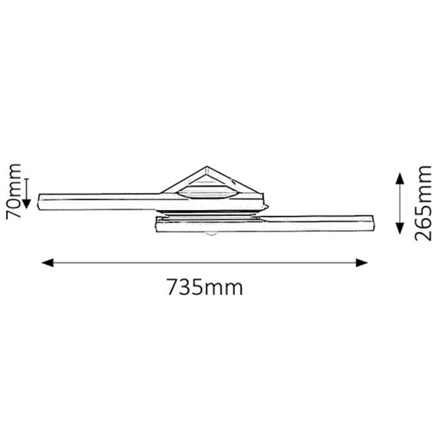 Rabalux - LED Applique da bagno 2xLED/12W