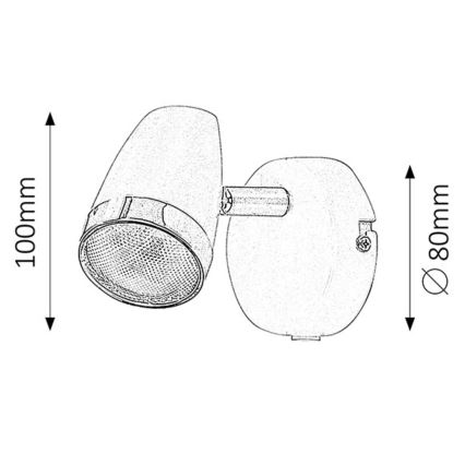 Rabalux - LED Faretto LED/4W/230V