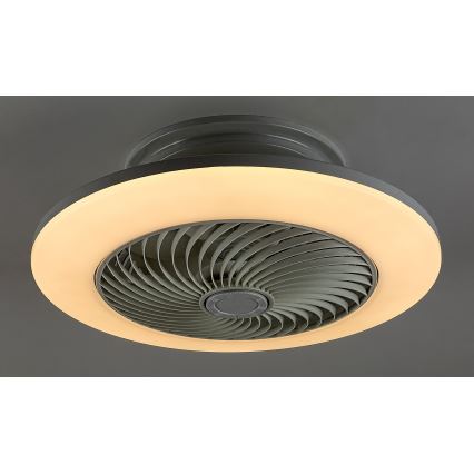 Rabalux - Plafoniera LED dimmerabile con ventilatore DALFON LED/36W/230V 3000-6000K + telecomando