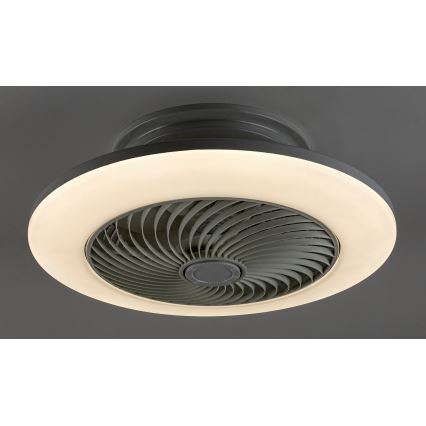 Rabalux - Plafoniera LED dimmerabile con ventilatore DALFON LED/36W/230V 3000-6000K + telecomando