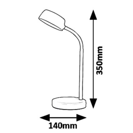 Rabalux 6778 - Lampada da tavolo LED BERRY LED/4,5W/230V