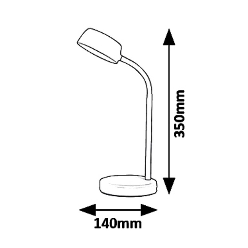 Rabalux 6778 - Lampada da tavolo LED BERRY LED/4,5W/230V