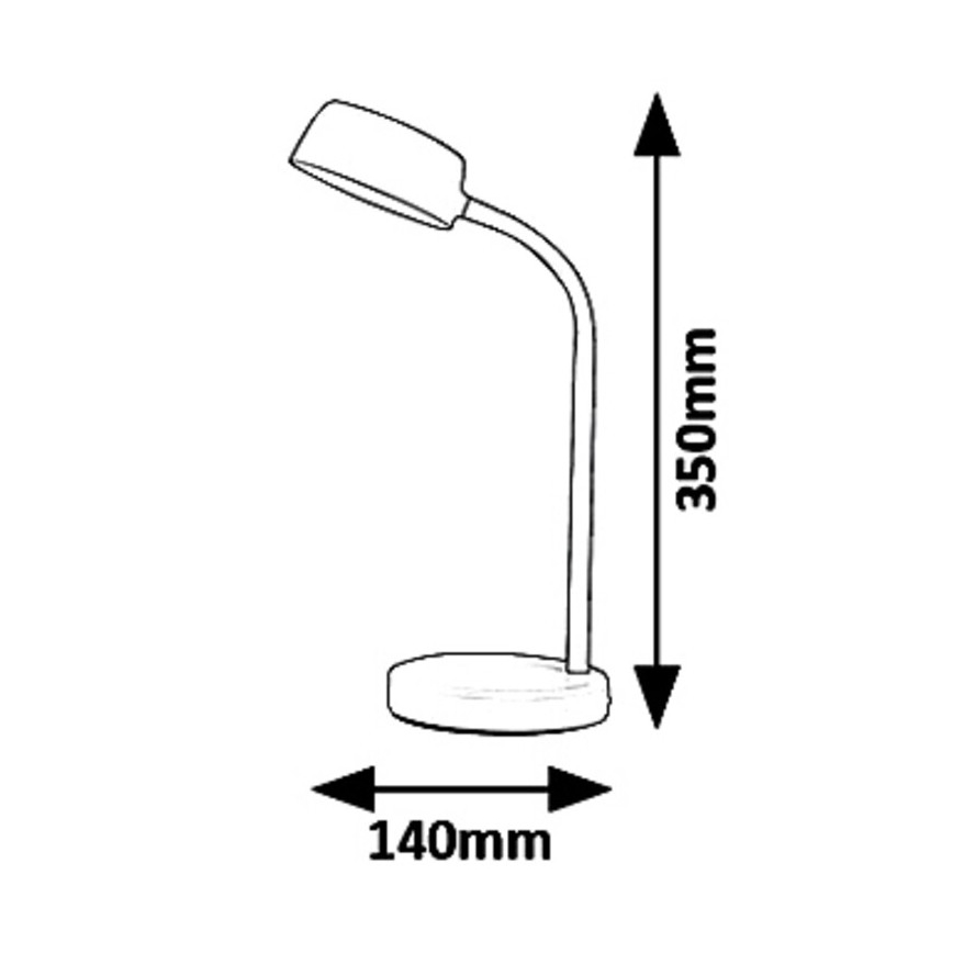 Rabalux 6779 - Lampada da tavolo LED BERRY LED/4,5W/230V