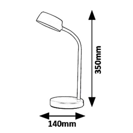 Rabalux - Lampada da tavolo LED  LED/4,5W/230V