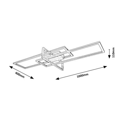 Rabalux - Plafoniera LED dimmerabile LED/35W/230V