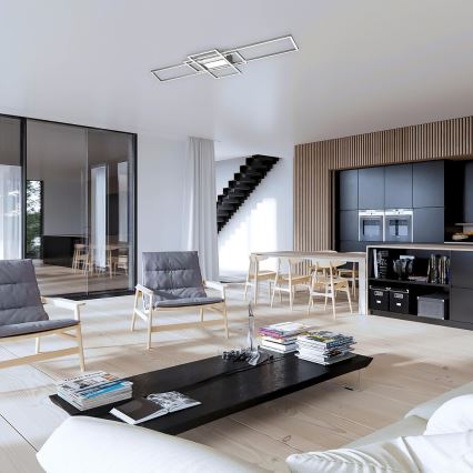 Rabalux - Plafoniera dimmerabile a LED/54W/230V 3000-6500K + telecomando 42x105 cm