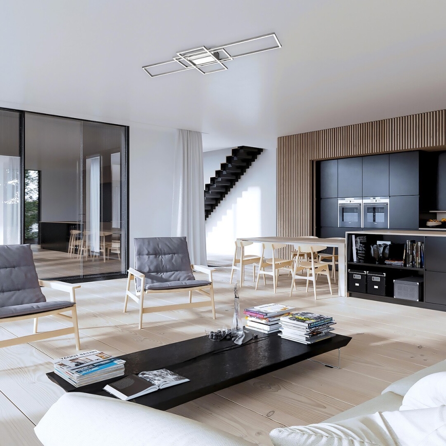 Rabalux - Plafoniera dimmerabile a LED/54W/230V 3000-6500K + telecomando 42x105 cm