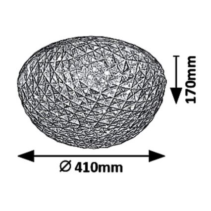 Rabalux  - Plafoniera LED JILLIAN LED/24W/230V