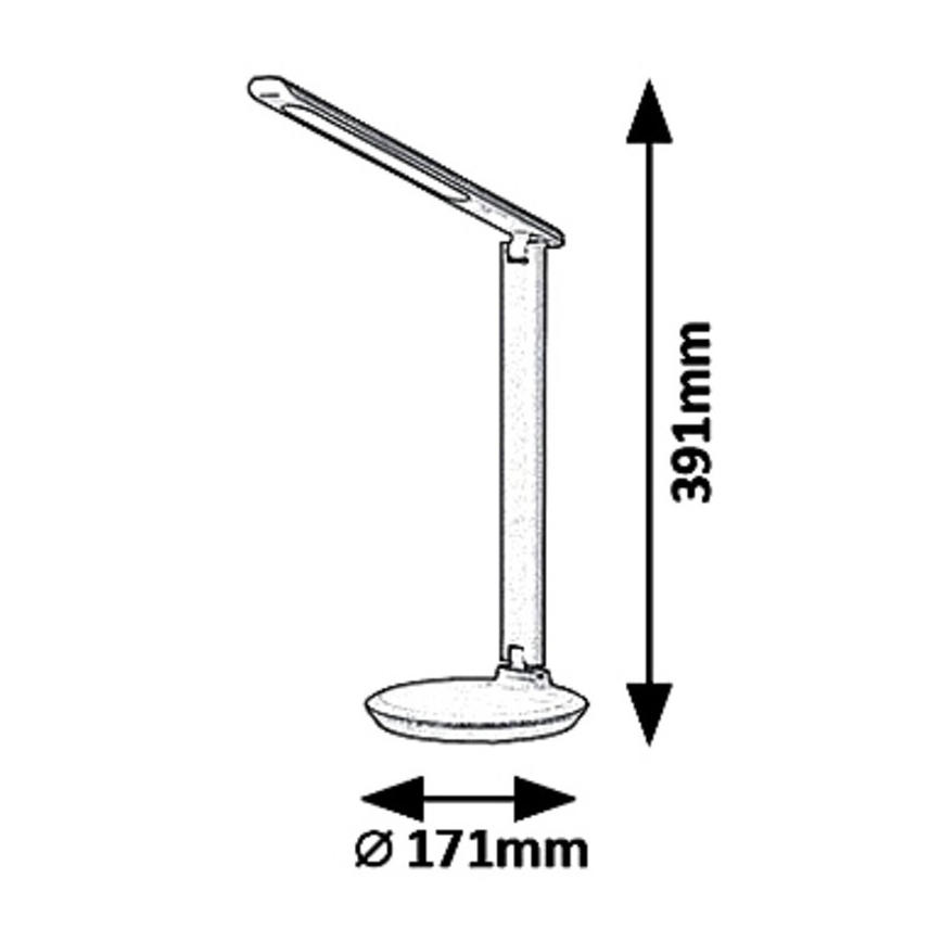 Rabalux 6979 - Lampada da tavolo LED dimmerabile OSIAS LED/9W/230V