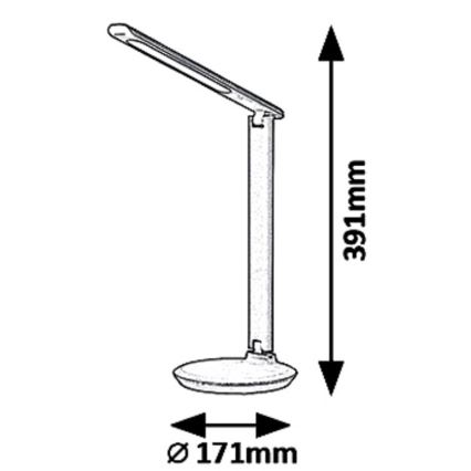 Rabalux 6980 - Lampada da tavolo LED dimmerabile OSIAS LED/9W/230V