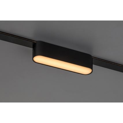 Rabalux - LED Plafoniera per binario monofase LED/6W/230V 3000K 11,5 cm nero