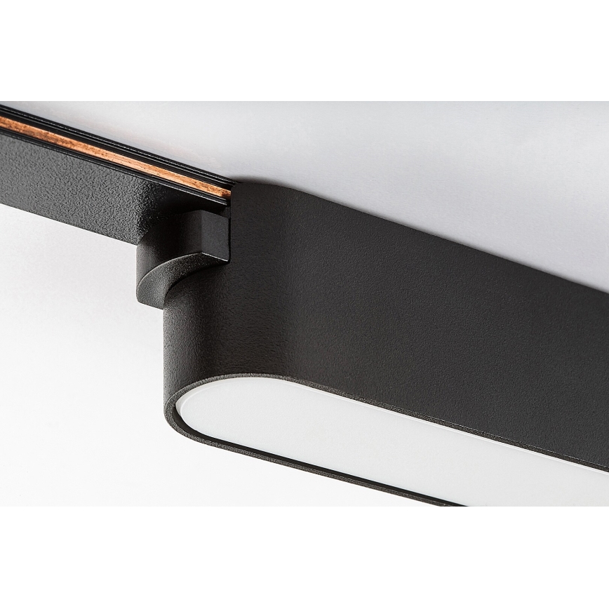 Rabalux - LED Plafoniera per binario monofase LED/6W/24V 3000K 11,5 cm nero