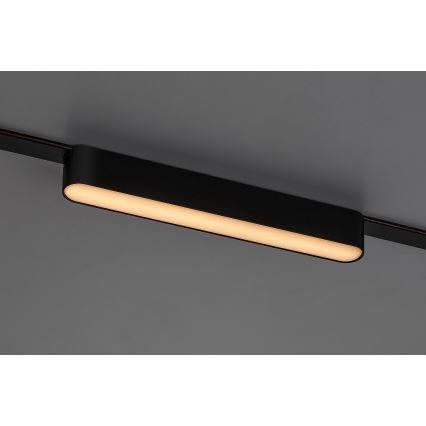 Rabalux - LED Plafoniera per binario monofase LED/12W/24V 3000K 22 cm nero