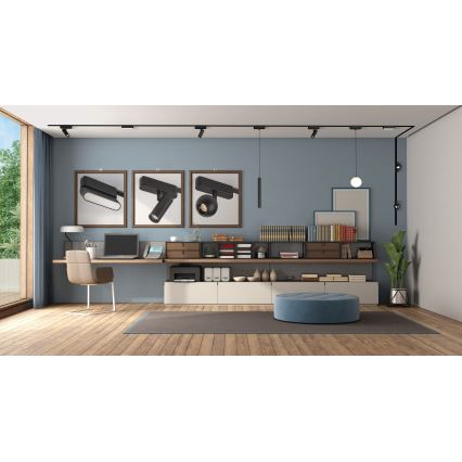 Rabalux - LED Faretto per binario monofase LED/10W/230V 3000K nero