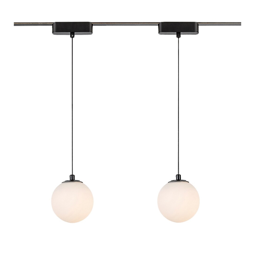 Rabalux - Lampadario LED a sospensione con filo per sistema ferroviario monofase LED/5W/230V 3000K nero