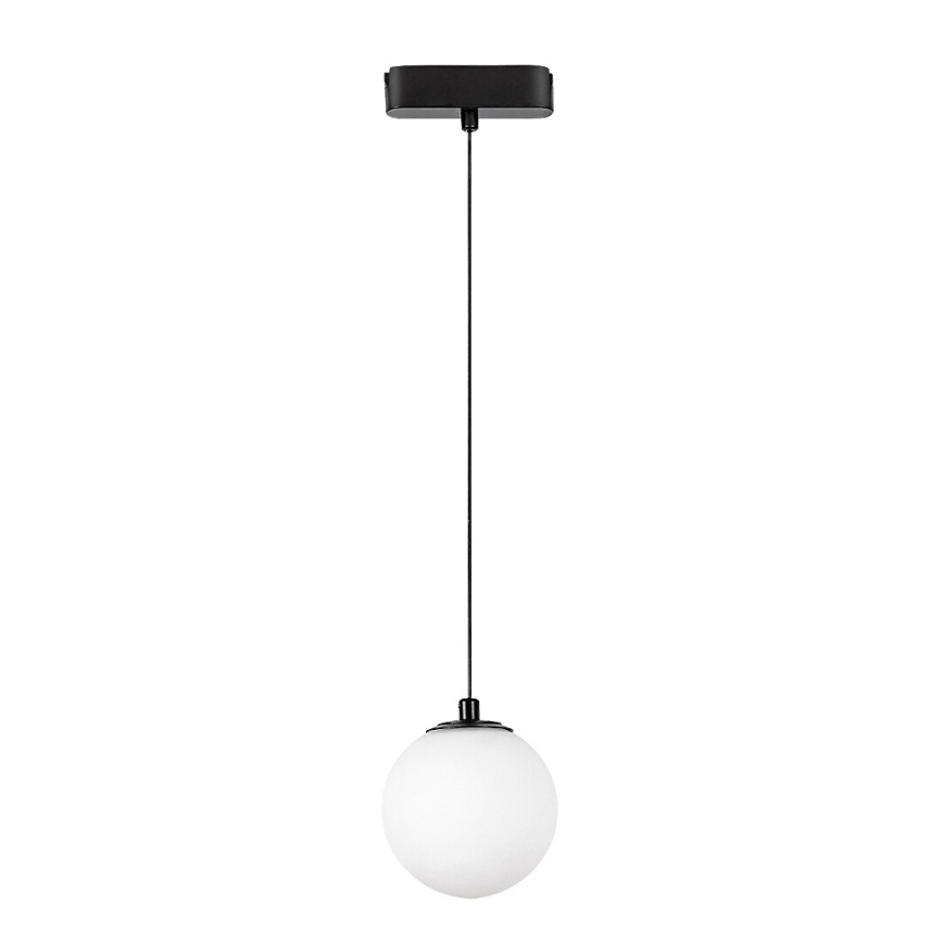 Rabalux - Lampadario LED a sospensione con filo per sistema ferroviario monofase LED/5W/24V 3000K nero