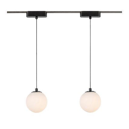 Rabalux - Lampadario LED a sospensione con filo per sistema ferroviario monofase LED/5W/24V 3000K nero