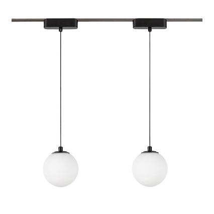 Rabalux - Lampadario LED a sospensione con filo per sistema ferroviario monofase LED/5W/24V 3000K nero