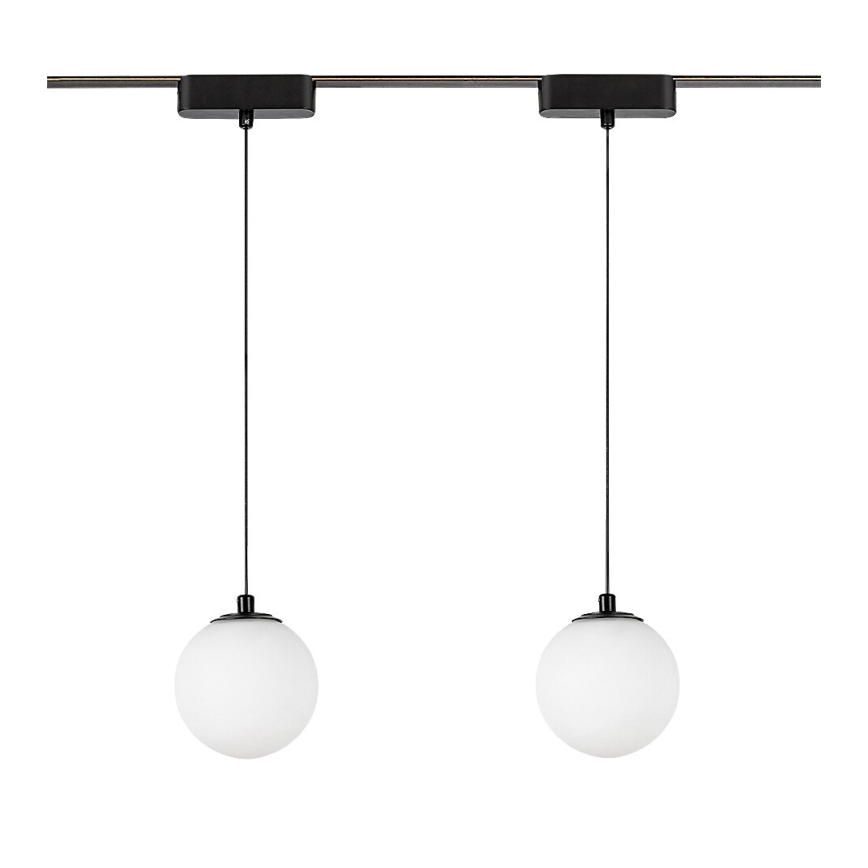 Rabalux - Lampadario LED a sospensione con filo per sistema ferroviario monofase LED/5W/24V 3000K nero