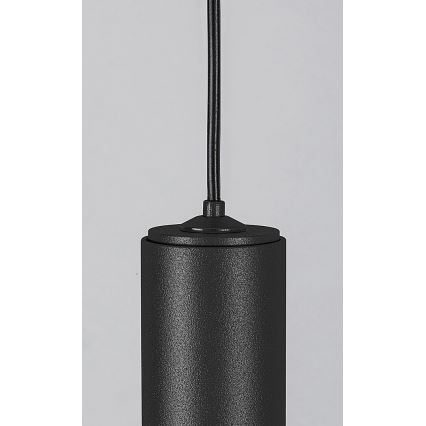 Rabalux - Lampadario LED a sospensione con filo per sistema ferroviario monofase LED/5W/230V 3000K nero