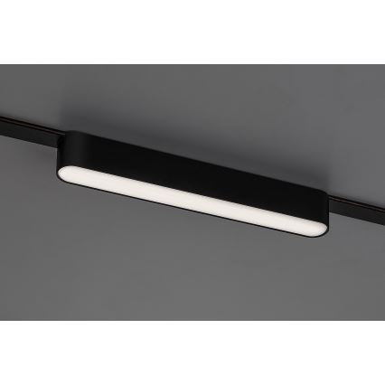 Rabalux - LED Plafoniera per binario monofase LED/12W/230V 4000K 22 cm nero
