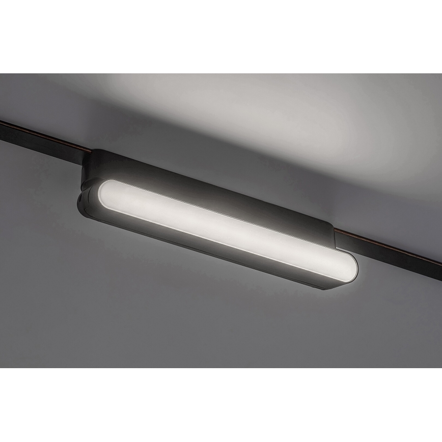 Rabalux - LED Plafoniera per binario monofase LED/12W/24V 4000K 22 cm nero