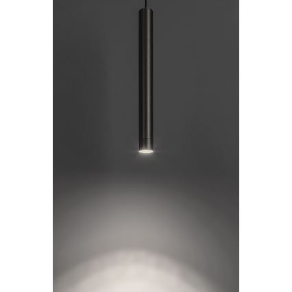 Rabalux - Lampadario LED a sospensione con filo per sistema ferroviario monofase LED/5W/24V 4000K nero